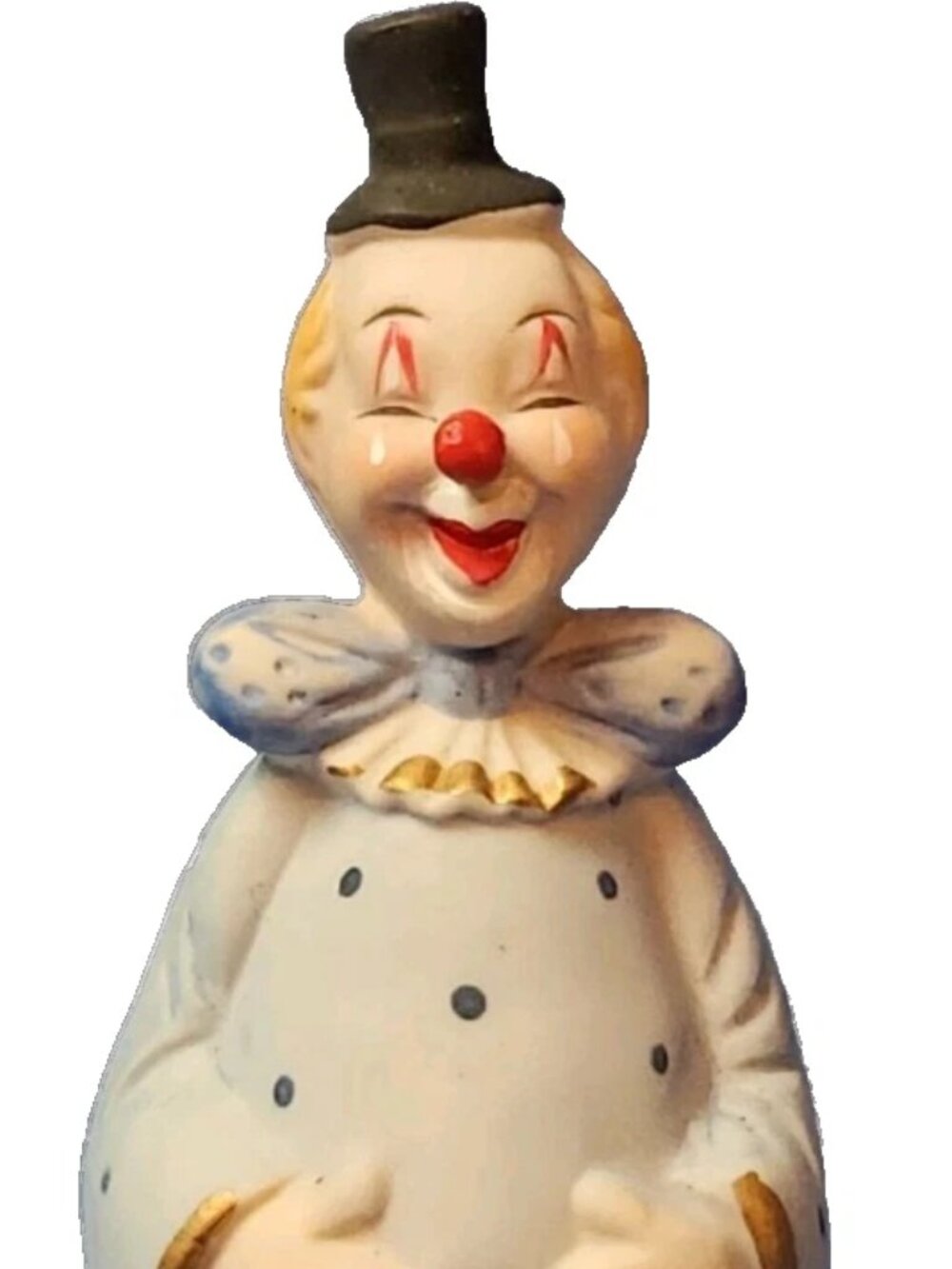 Vintage Clown Porcelain Bell 4.5" Tall Figure A.A. Importing Co Happy Circus - Picture 4 of 14